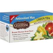 Celestial Seasonings Antioxidant Max Blood Orange Star Fruit Green Tea
