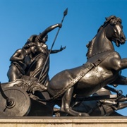 'Boudiccan Rebellion', Victoria Embankment, London, UK