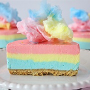 Cotton Candy Cheesecake