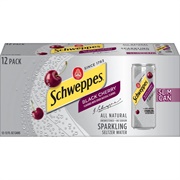 Schweppes Sparkling Water Black Cherry