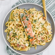 Salmon Alfredo