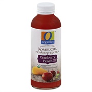 O Organics Kombucha Cranberry Peach
