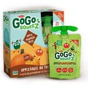 Pumpkin Spice Squeezable Applesauce