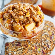 Caramel Apple Crumble Cheesecake Dip