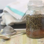 Made Their Own Herbal Hair Rinse