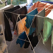 Hang Laundry Indoors in the Winter