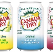 Canada Dry Flavored Sparkling Seltzer Water