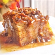 Pumpkin Praline Bread Pudding