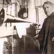 Thomas Edison Invents the Phonograph 1877