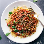 Turkey Bolognese
