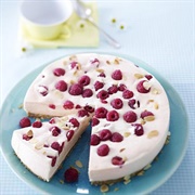 Raspberry and Melon Cheesecake