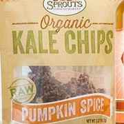 Pumpkin Spice Kale Chips