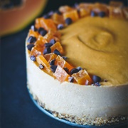 Vegan Papaya Cheesecake