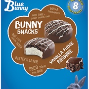 Blue Bunny Vanilla Fudge Brownie Bunny Snacks