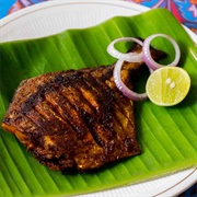 Fried Pomfret