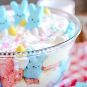 Easter Pink Velvet Cheesecake Trifle