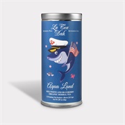 The Tea Can Company Aqua Land Red, White and Blueberry Herbal Tea