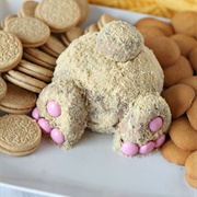 Easter Bunny Butt Chocolate Cheesecake Cheeseball