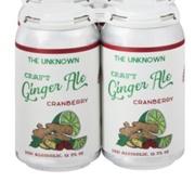 The Unknown Craft Ginger Ale Cranberry