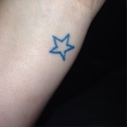 Blue Star Tattoo