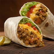 Beef and Mustard Burrito