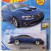 GTB72	87	'06 Pontiac GTO (2nd Color)	Factory Fresh 			 			New for 2021!