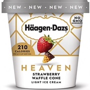 Strawberry Waffle Cone