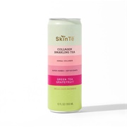 Skin Tē Sparkling Collagen Green Tea Grapefruit