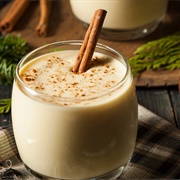 Drinking Eggnog in the USA
