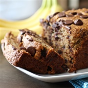 Choc Chip Walnut Banana Bread