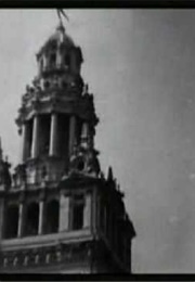 Panoramic View of Electric Tower From a Balloon (1901)