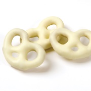 White Chocolate Covered Pretzel Snacks