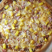 Barbecue Ham Pizza