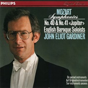 Mozart: Symphonies Nos 40 &amp; 41 by English Baroque Soloists / John Eliot Gardiner