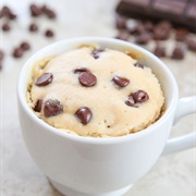 Chocolate Chip Cookie Mug Cake