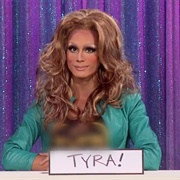 Raja as Tyra Banks