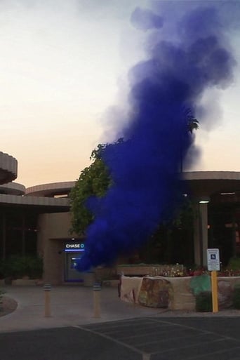 SONE S/S 2014: Chase ATM Emitting Blue Smoke, Bank of America ATM Emitting Red Smoke, TD Bank ATM Emitting Green Smoke / / / Invisibility-Cloaked Hand Gestures in Offshore Financial Center Jungle (2014)