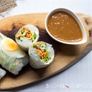 Boiled Egg Egg Roll