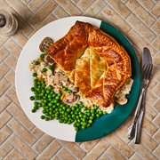 Pea Mushroom Leek Pie