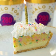 Halo Top Birthday Cake Pie