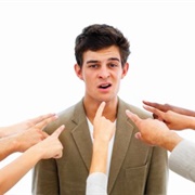 To Point the Finger at Someone