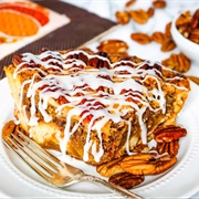 Cinnamon Bun Pecan Pie