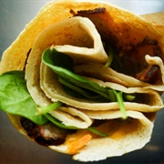 Beef and Cheese Crepe