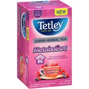 Tetley Blueberry & Raspberry Super Herbal Tea