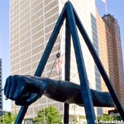 Giant Boxing Arm of Joe Louis