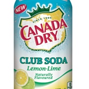 Canada Dry Club Soda Lemon-Lime