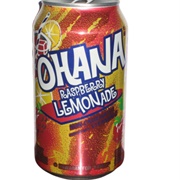 Ohana Raspberry Lemonade Soda