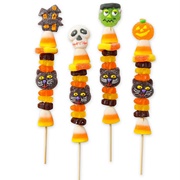 Halloween Gummy Candy Kabobs