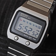 0674 LC Digital Watch (James Bond-'Ticker Tape'-The Spy Who Loved Me)