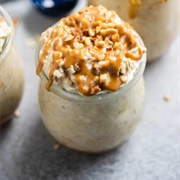 Peanut Butter Cheesecake Overnight Oats